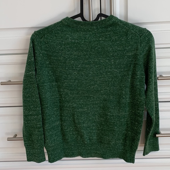 GAP kids green crewneck sweater Sz S - Picture 2 of 3